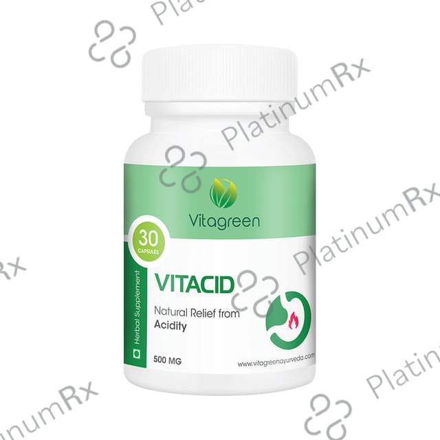 Vitagreen Vitacid 500mg Capsule