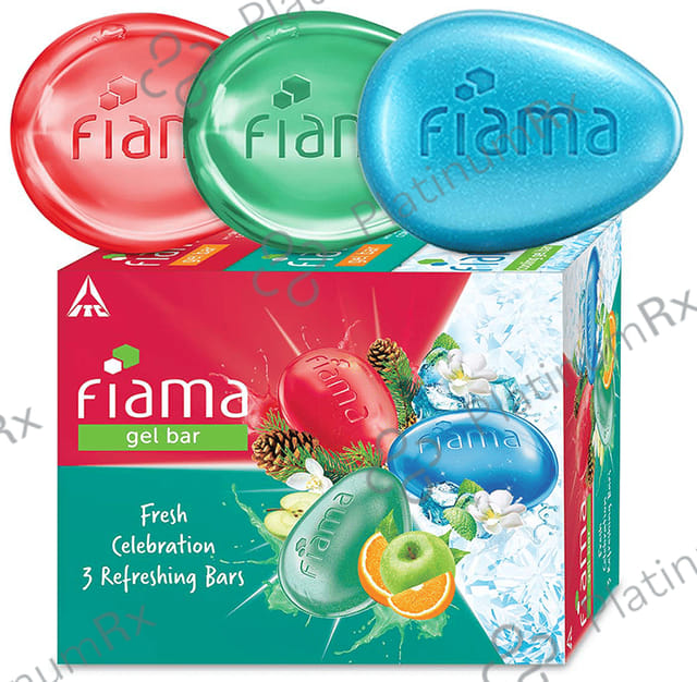 Fiama Gel Bar (125gm Each) Fresh Celebration