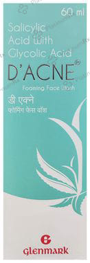 D Acne Foaming Face Wash 60ml
