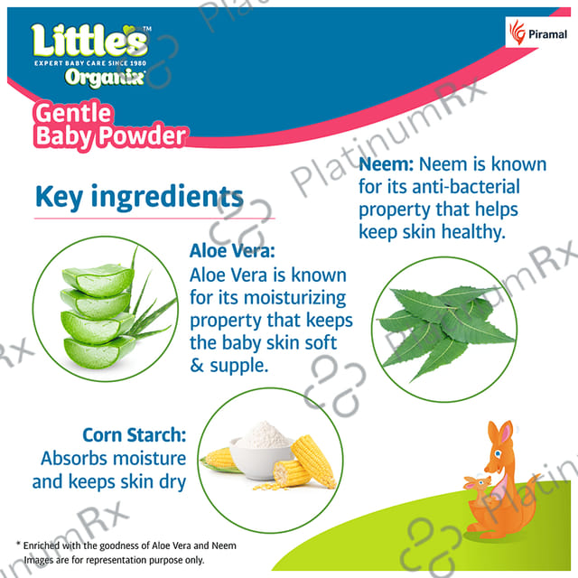 Little's Organix Gentle Baby Powder 400gm