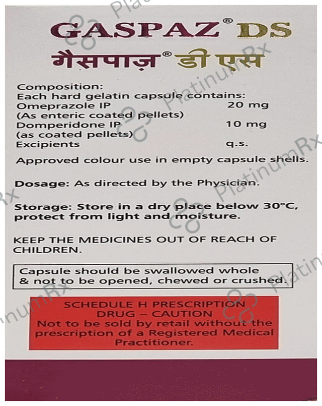 Gaspaz DS Capsule 15 capsules