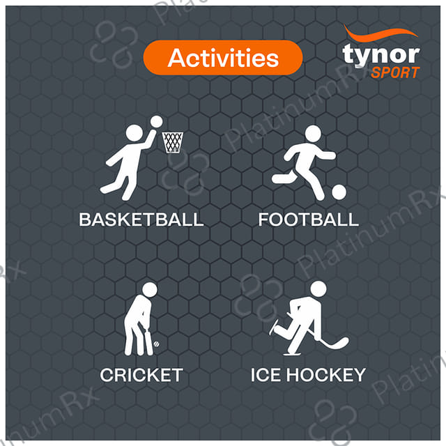 Tynor Ankle Support Air Pro Medium Orange & Black