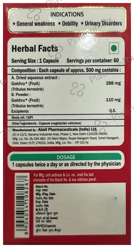 Aimil Gokhru Capsule