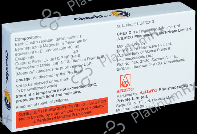 Chexid RF 40mg Tablet 10s