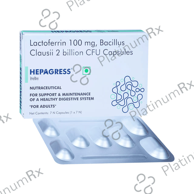 Hepagress 100mg Capsule 7s