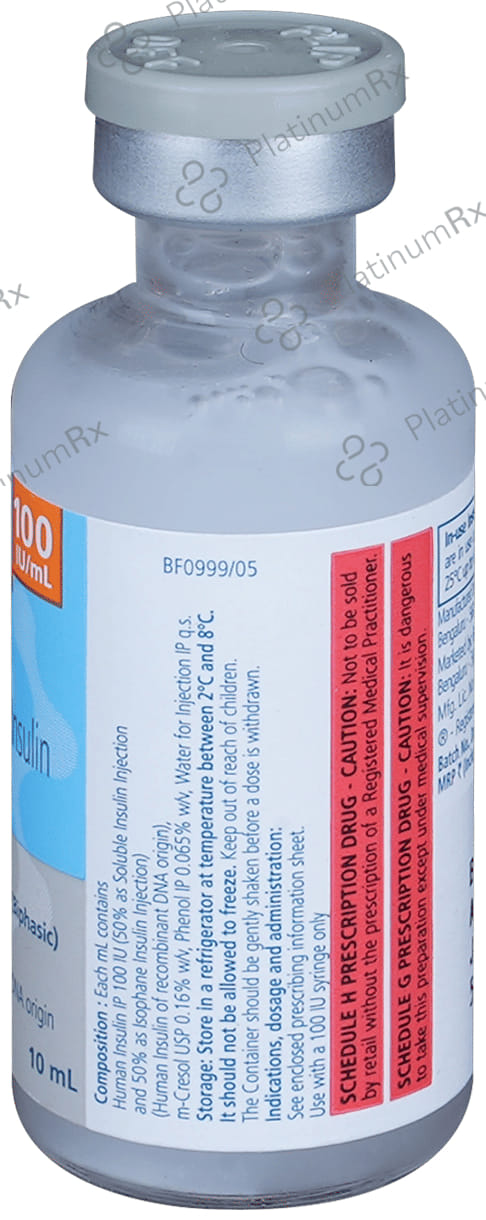Insugen 50/50 100IU Injection 10ml
