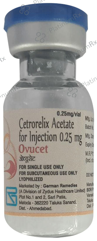 Ovucet 0.25mg Injection