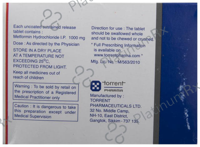 Dibeta SR 1gm Tablet 10s
