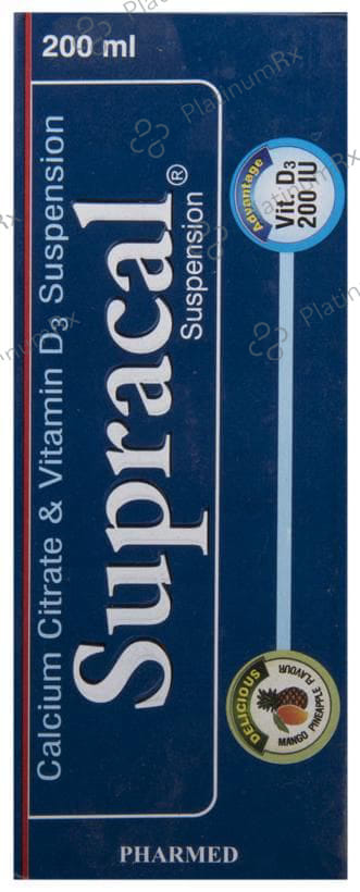 Supracal Suspension Delicious Mango Pineapple 200ml