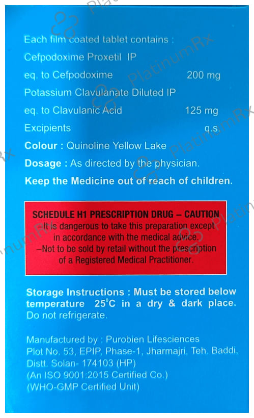 Cefcade CV 200 Tablet