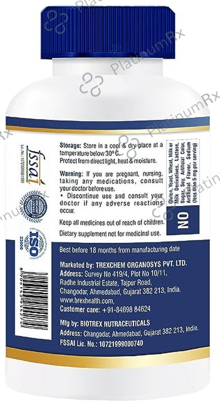 Brex Health Biobrex Veg Capsule 120s