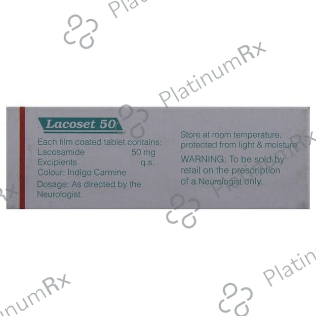 Lacoset 50mg Tablet 10s