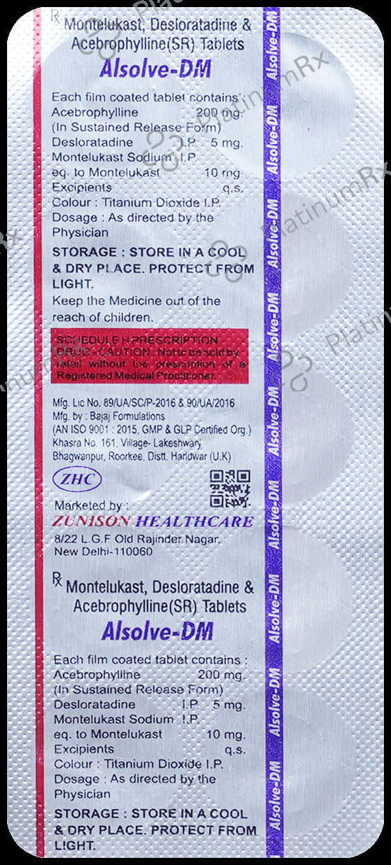 Alsolve DM Tablet 10s