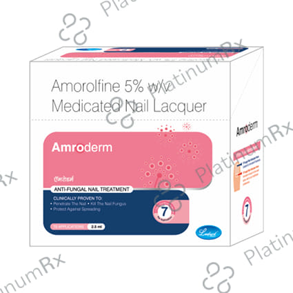 Amroderm 5% Nail Lacquer 2.5ml