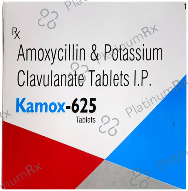Kamox 625 500/125mg Tablet 6s