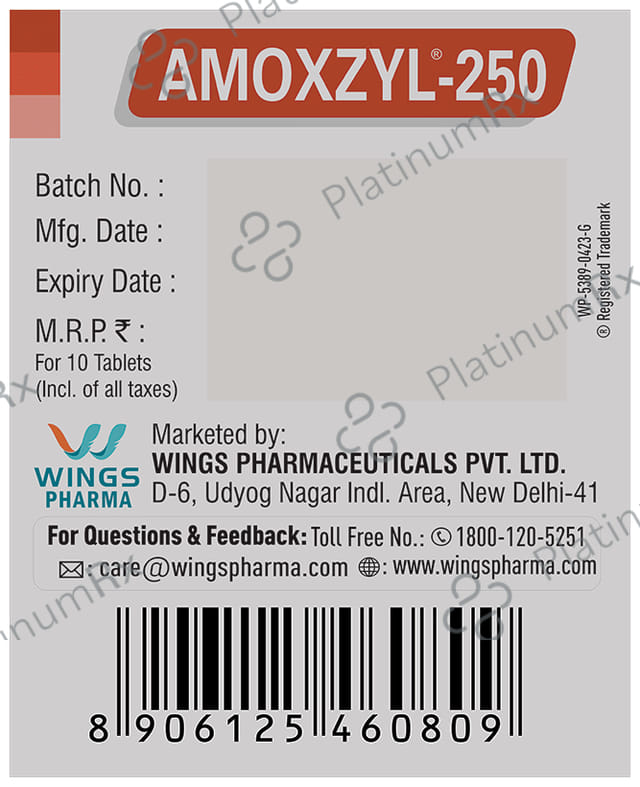 Amoxzyl 250mg Tablet 10s