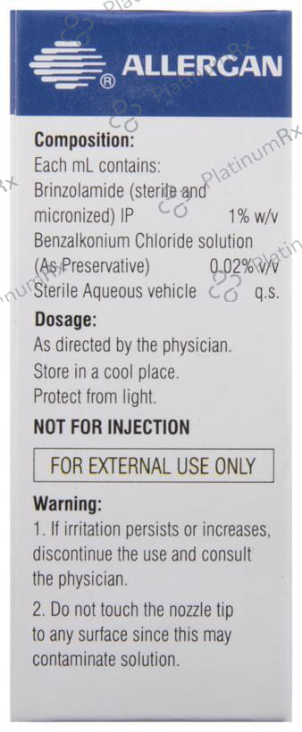 Brinzagan 1% Ophthalmic Suspension 5ml