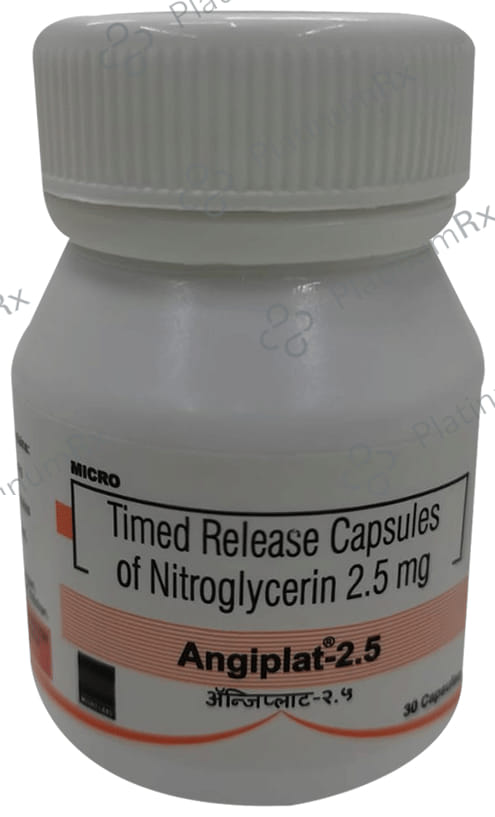 Angiplat 2.5mg Capsule TR 30s