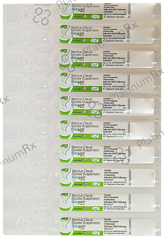 Gutgain Oral Suspension (5ml Each) 10s