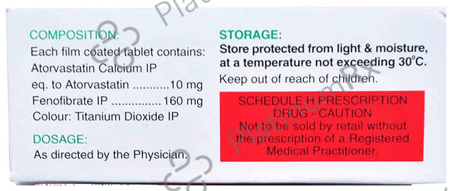 Zivast F 10 10/160mg Tablet 10s