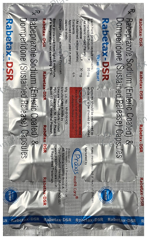 Rabetax DSR 30/20mg Capsule 10s