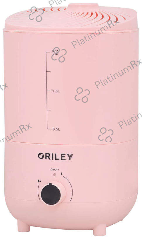 Oriley 2111C Ultrasonic Cool Mist Humidifier Solid Pink