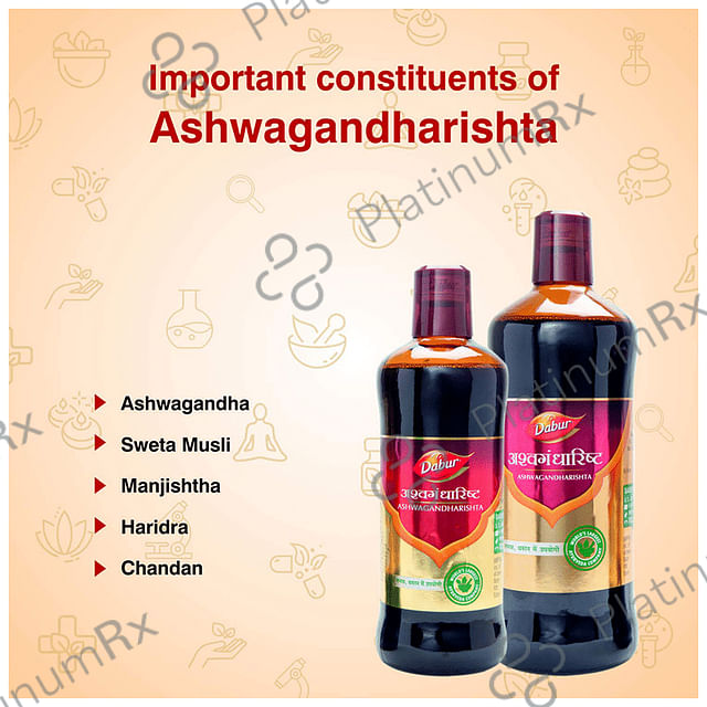 Dabur Ashwagandharishta - Manages Stress, Weakness, Energy Levels & Vitality 680 ml