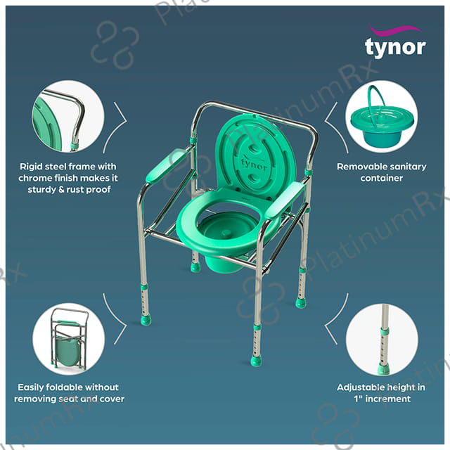 Tynor W3675 Commode Chair Universal