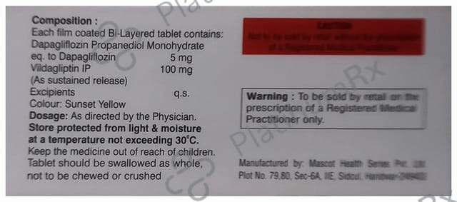 Gliptoryl DSR 5/100mg Tablet 10s