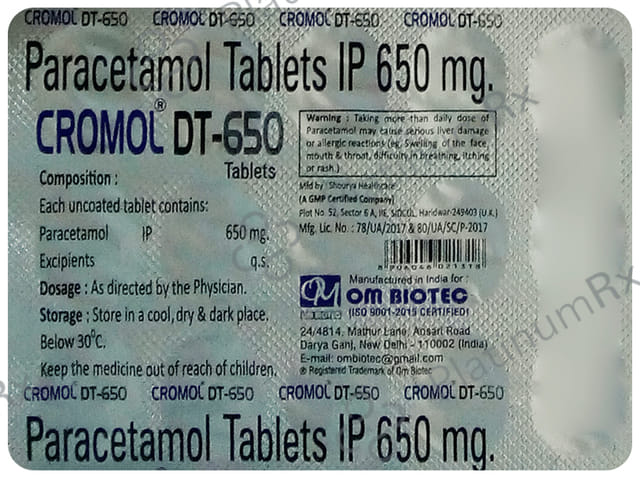 Cromol DT 650 Tablet