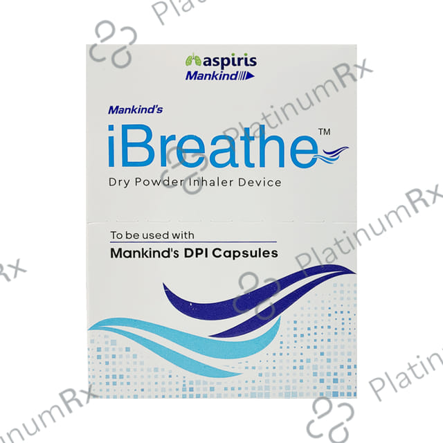 Mankind's I Breathe DPI Dry Powder Inhaler Device 1s