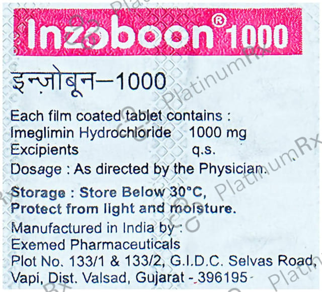 Inzoboon 1000mg Tablet