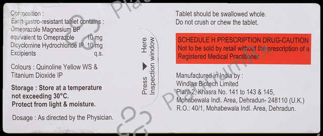 Ranispas NF 10mg/10mg Tablet