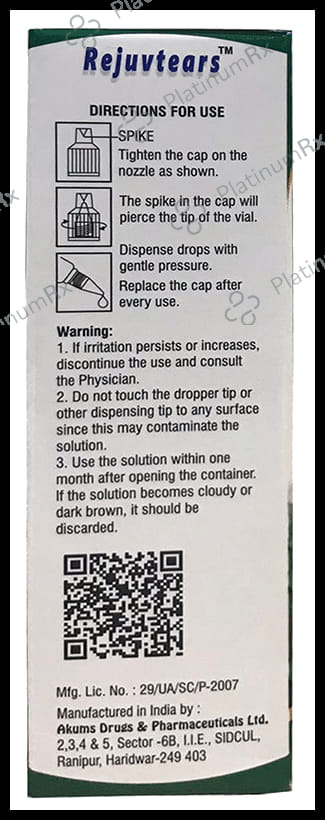 Rejuvtears Eye Drop