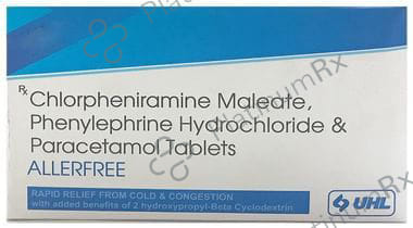 Allerfree 2/325/10mg Tablet 10s