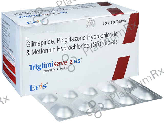 Triglimisave 2/1000/15mg HS Plus Tablet SR 10s
