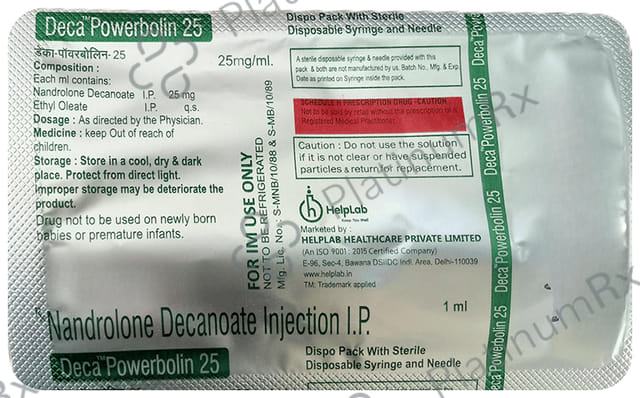 Decapowerbolin 25mg Injection
