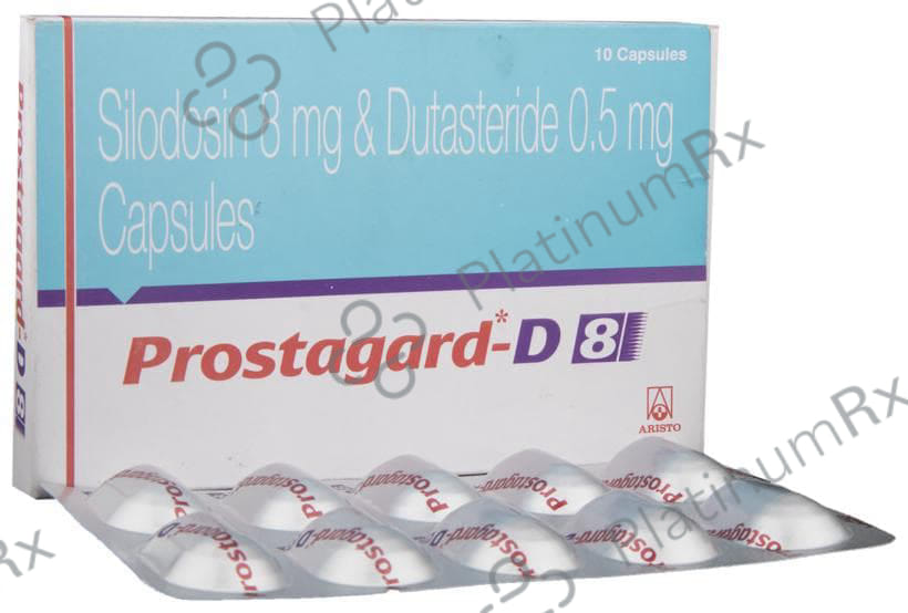 Prostagard D 8/0.5mg Capsule 10s