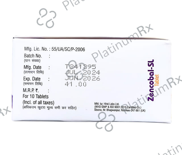 Zencobal SL 1500mcg Tablet MD 10s