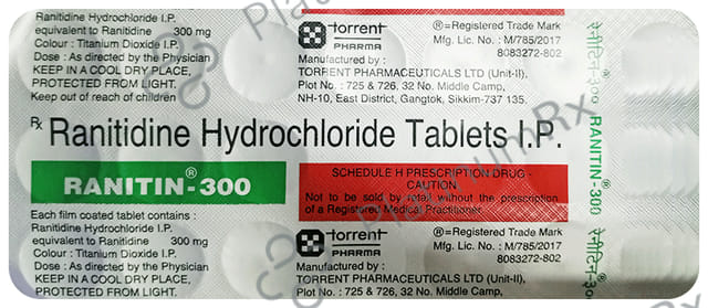 Ranitin 300mg Tablet 20s