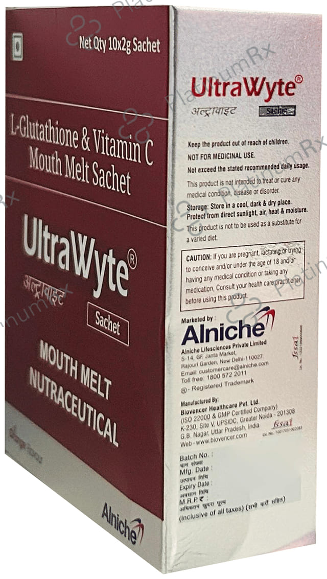 UltraWyte Orange Mouth Dissolving Sachet 2gm