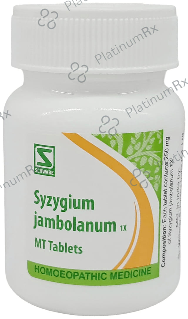 Dr Willmar Schwabe India Syzygium Jambolanum Trituration Tablet 1X