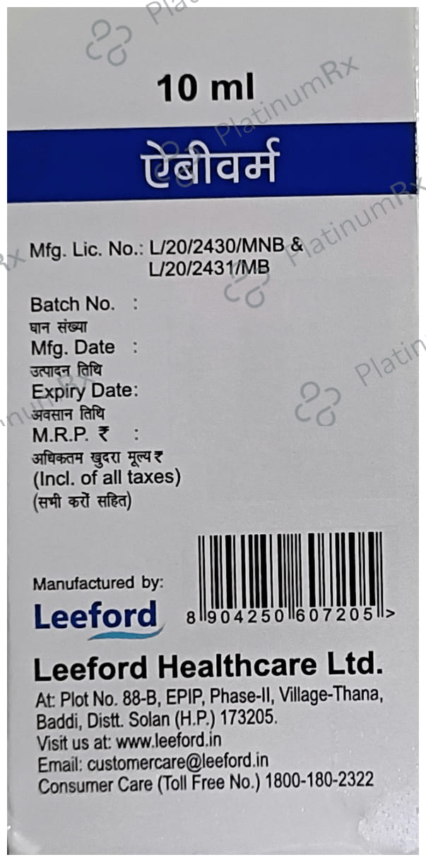 Abiworm 400mg Suspension 10ml