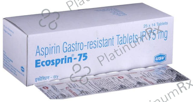 Ecosprin 75mg Tablet 14s