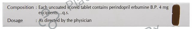 Coversyl 4mg Tablet 10s