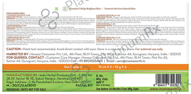 Mamaearth Vitamin C Facial Kit 1s