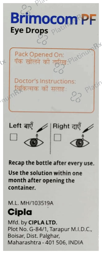 Brimocom PF Eye Drop 10 ml Eye Drop