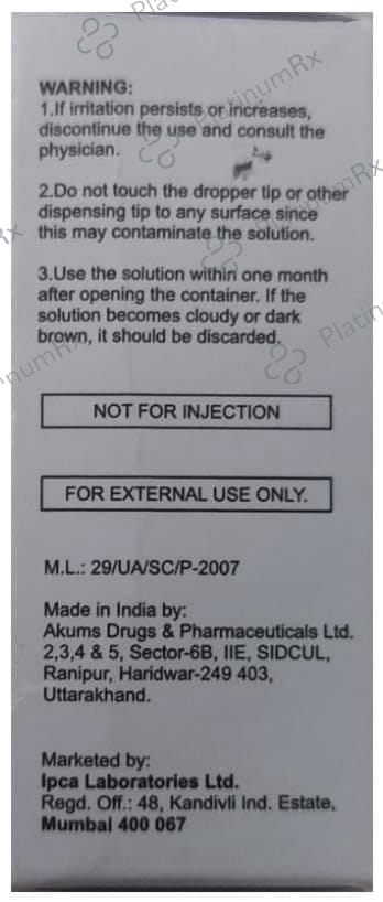 Oxiflam Eye Drop Bak Free