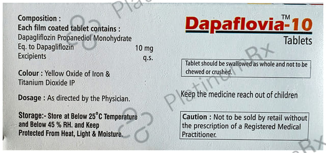 Dapaflovia 10mg Tablet 10s