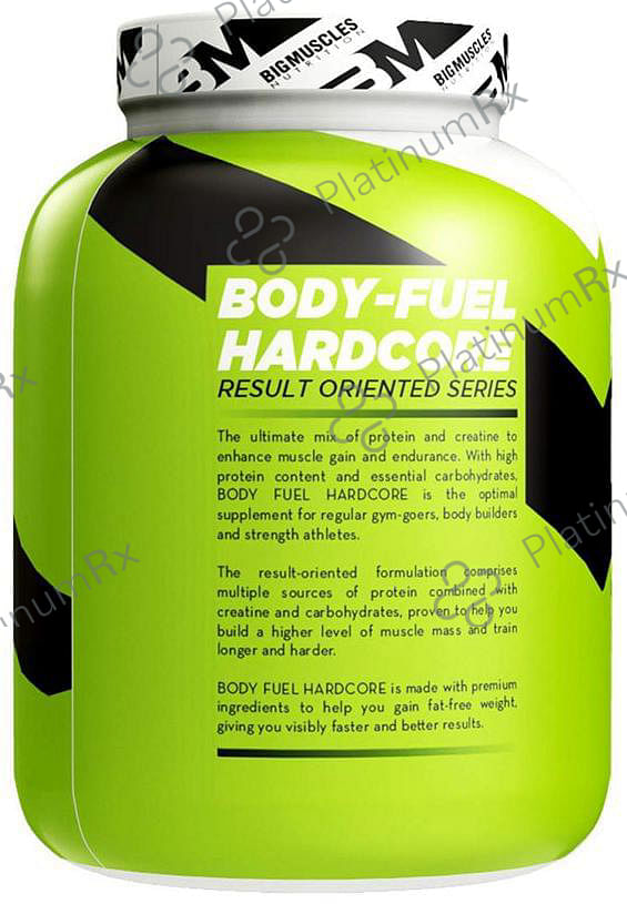Big Muscles Body-Fuel Hardcore Cookies & Cream Powder 6 lb